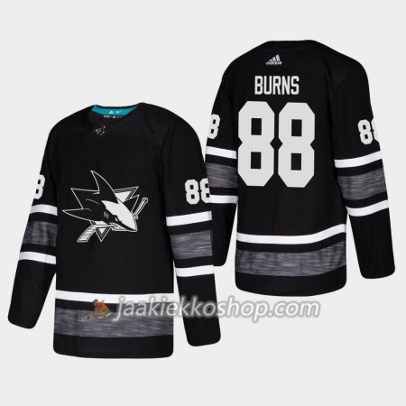 Miehille NHL San Jose Sharks Pelipaita Brent Burns 88 Musta 2019 All-Star Adidas Authentic